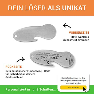 Einkaufswagenlöser personalisierbar Form 7 - Sale