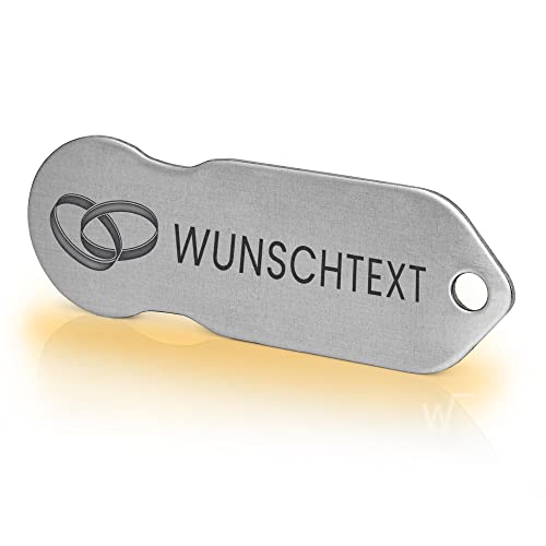 Einkaufswagenlöser personalisierbar Ehering - Sale