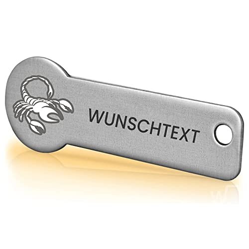 Einkaufswagenlöser Sternzeichen + Wunschgravur - Sale