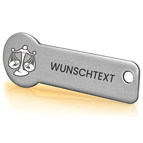 Einkaufswagenlöser Sternzeichen + Wunschgravur - Sale