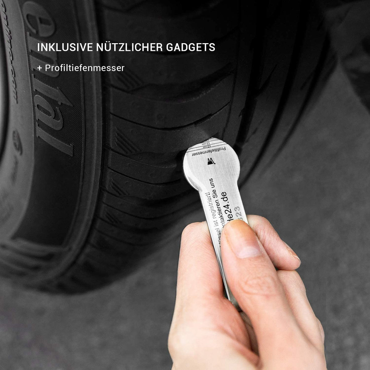 3-teiliger Einkaufswagen-Token Aus Edelstahl – Schlüsselanhänger Mit Karabiner