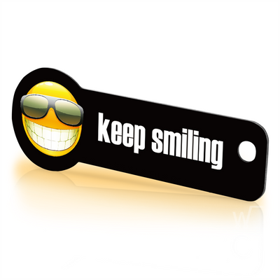 Einkaufswagenlöser Keep Smiling